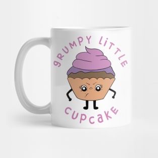 Grumpy Little Cupcake - Cute Cupcake Design - Pink Version Mug